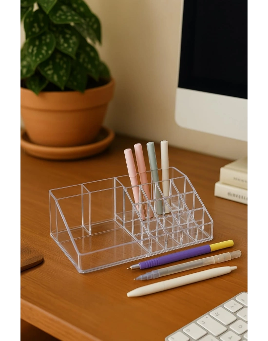 Masa Üstü Kalem Düzenleyici Kalemlik 22 cm