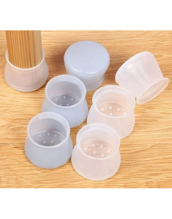 ® Masa ve Sandalye Ayak Koruyucu Silikon 12 Adet