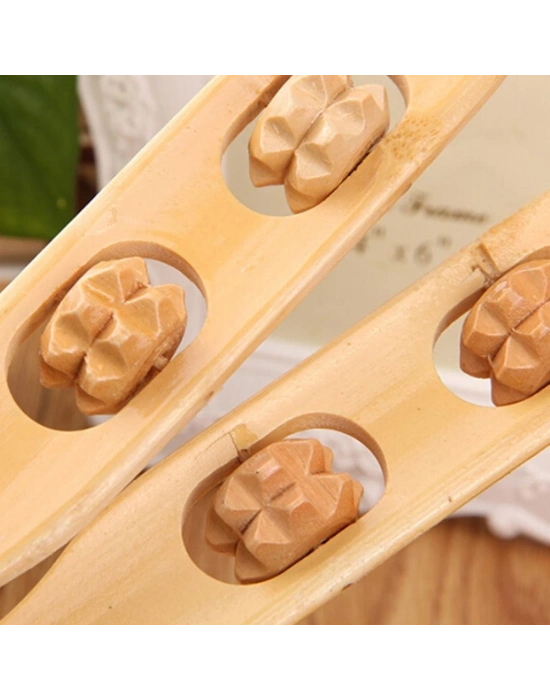 Masaj Özellikli  Ahşap Sırt Kaşıma Aleti