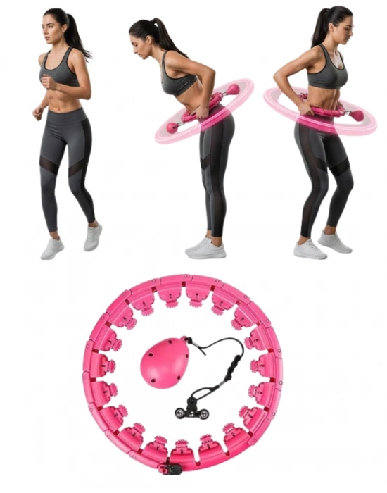 ® Masajlı Akıllı Hula Hoop Ayarlanabilir Fitness Çemberi
