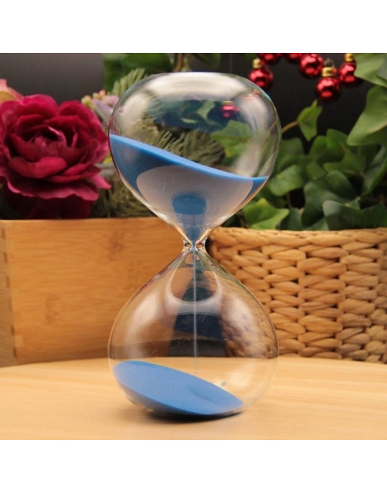 ® Masaüstü Cam Kum Saati – Estetik Tasarım, Dekoratif Zaman Ölçüm Aleti