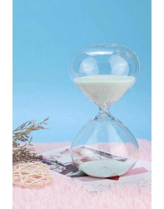® Masaüstü Cam Kum Saati – Estetik Tasarım, Dekoratif Zaman Ölçüm Aleti