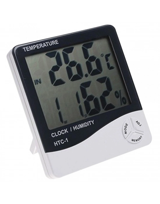 Masaüstü Dijital Termometre  Nem Ölçer Higrometre