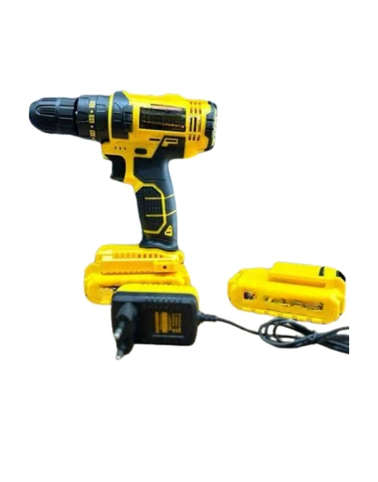 Matkap Seti 24 Parça Çift Bataryalı Darbeli Led Işıklı Vidalama