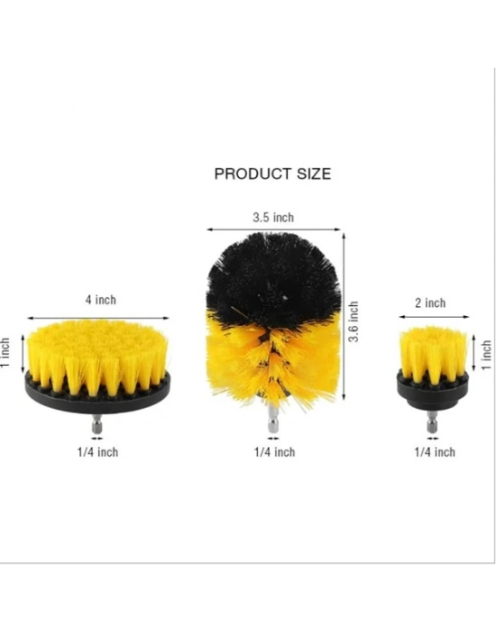 Matkap Ucuna Takılan Temizlik Fırça Seti