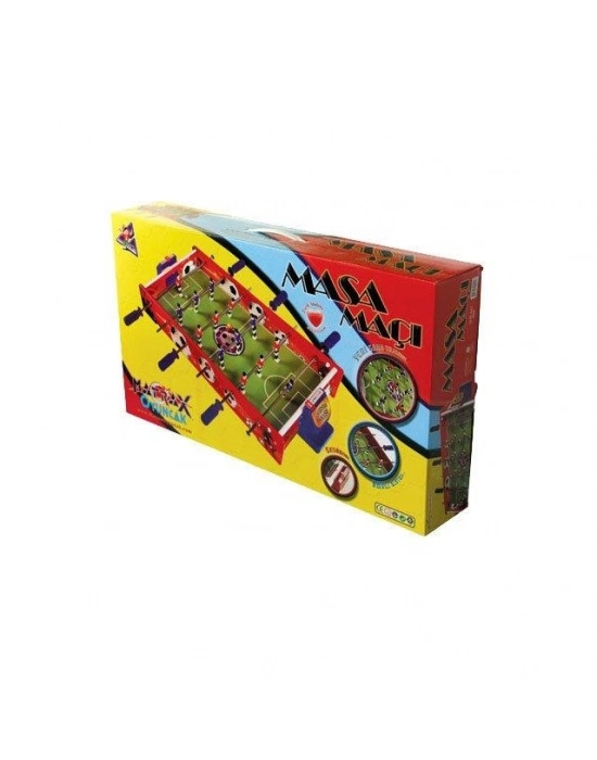 ® Matrax Akçiçek Oyuncak Ahşap Masa Maçı Futbol Oyunu Langırt Orta