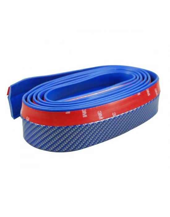 ®  Mavi 2,5 Metre Araba Oto Ön Tampon Koruyucu Kauçuk Pratik Tampon Şerit Bant Döşeme Kiti