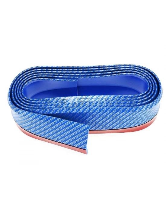 ®  Mavi 2,5 Metre Araba Oto Ön Tampon Koruyucu Kauçuk Pratik Tampon Şerit Bant Döşeme Kiti