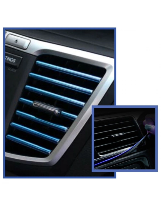 ®  Mavi Araba OtoTrim Dekorasyon Şeridi Kauçuk Elastik Kolay Kurulum 5 metre Şerit Bant