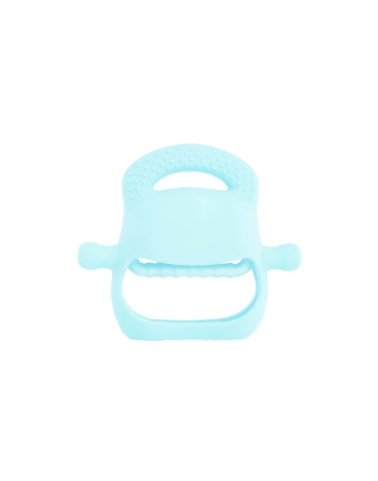 Mavi Bebek Silikon Diş Kaşıyıcı