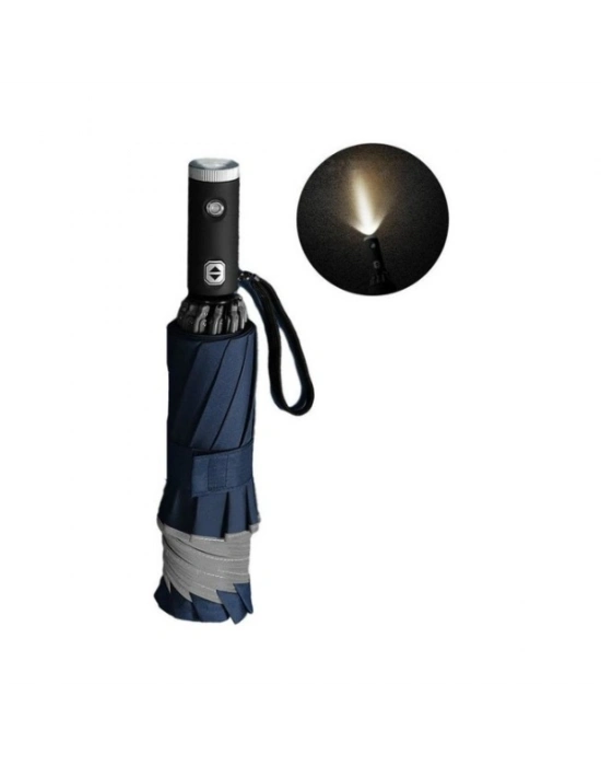 Mavi El Fenerli Şemsiye