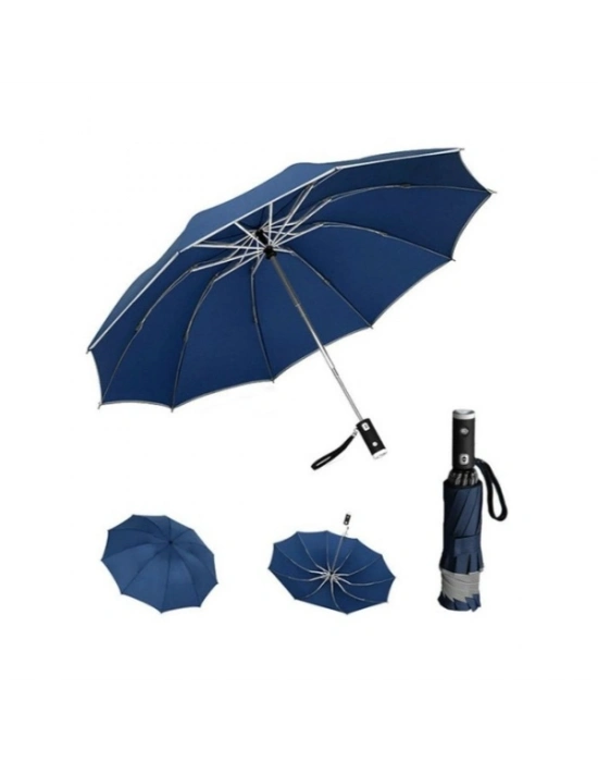 Mavi El Fenerli Şemsiye