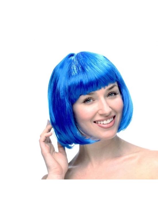 Mavi Küt Peruk Saç