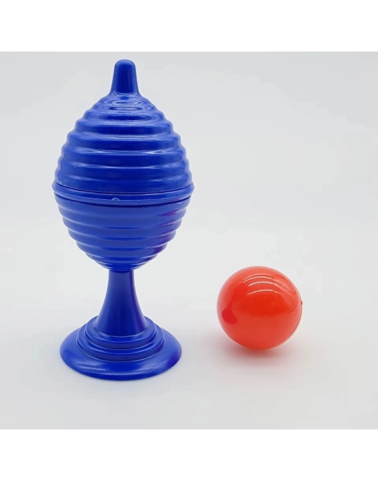 Mavi Renk Sihirli Kupa Top Kaybetme Oyunu 7 Cm