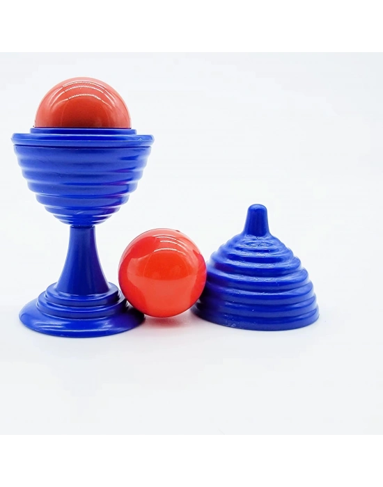 Mavi Renk Sihirli Kupa Top Kaybetme Oyunu 7 Cm