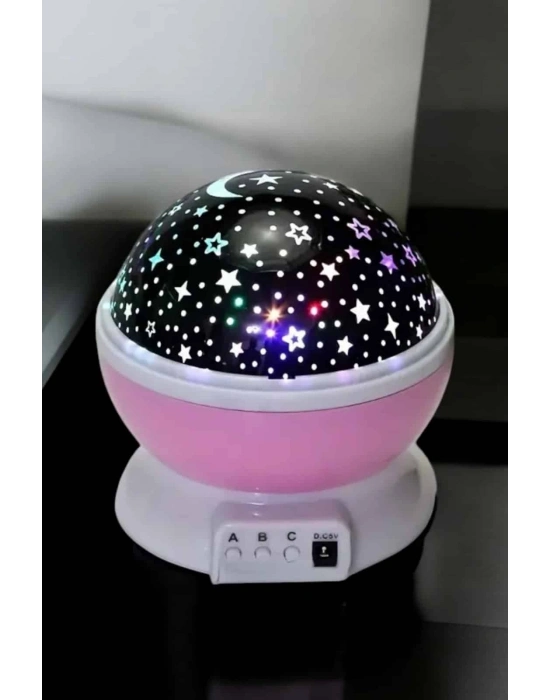 ® Mavi ve Mor Işıklı Projeksiyon Lambası