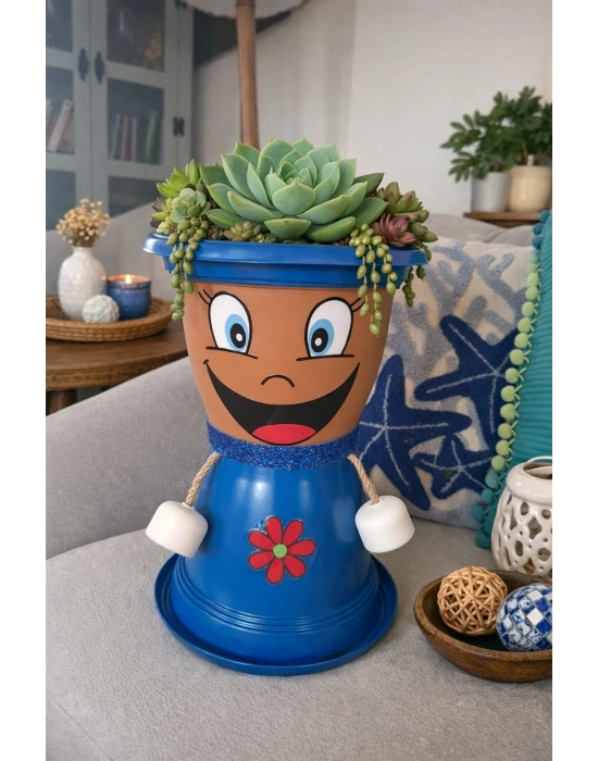 ® MAVİŞKO VİLLA DEKORATİF SAKSI 1,7 Litre