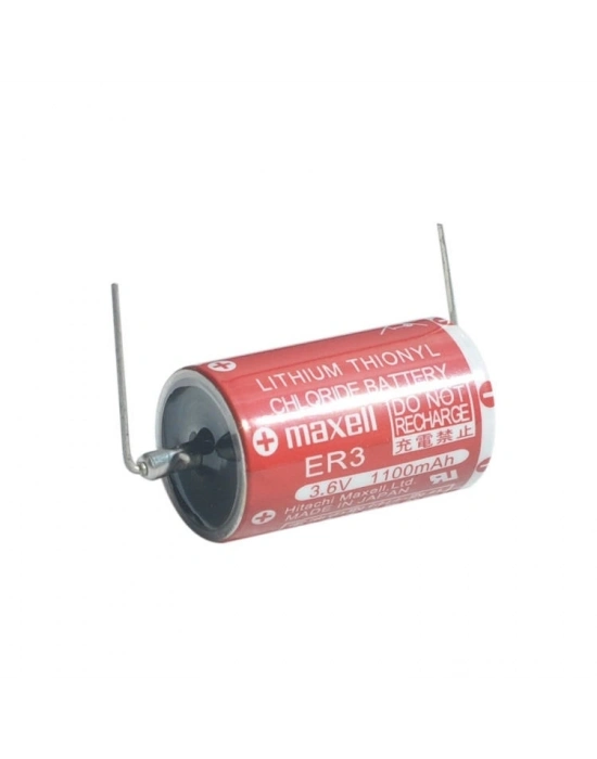 Maxell Er3 3.6v 1/2aa Size Lithium Pil
