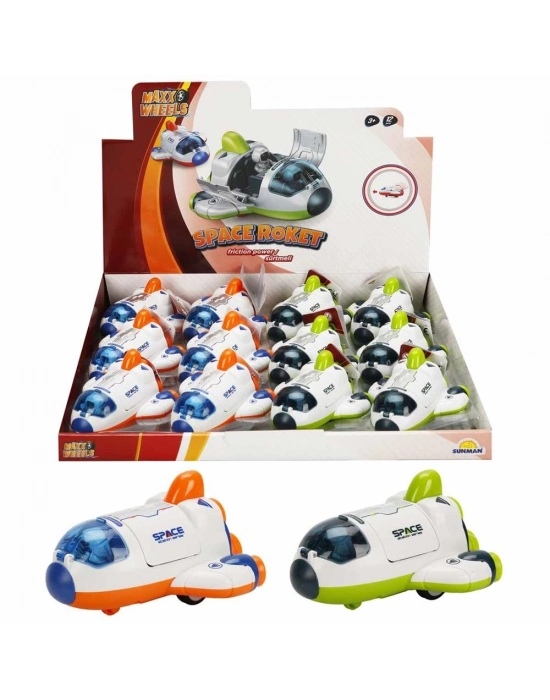 ® Maxx Wheels Astronotlu Sürtmeli Uzay Mekiği