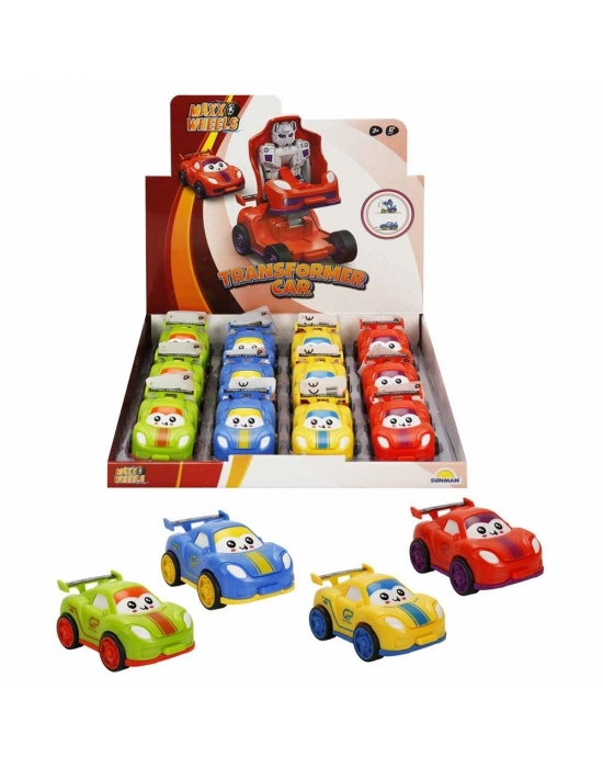 ® Maxx Wheels Robota Dönüşen Sürtmeli Araba