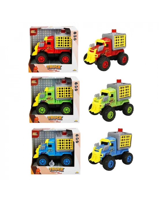 ® Maxx Wheels Sesli Ve Işıklı Canavar Dinozor Taşıma Kamyonu