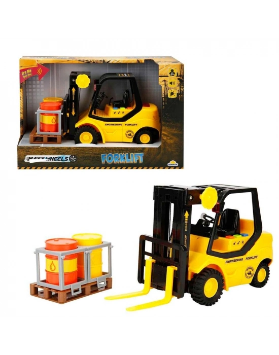 ® Maxx Wheels Sesli ve Işıklı Forklift 24 cm 1 Adet Fiyatıdır