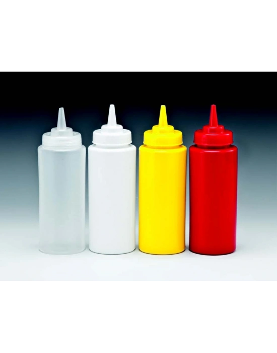 Mayonez Sos Şişesi - 1000ml Dev Boy Sarı 3 Adet