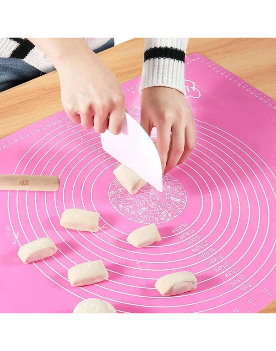 Mega Boy Hamur Açma Örtüsü Hamur Matı Ölçekli 45x65 Cm