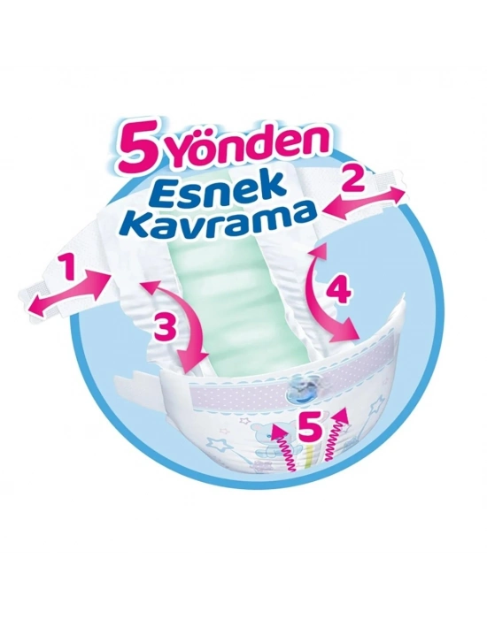 Mega Paket Bebek Bezi 5 Beden 11-18 Kg 100 Adet