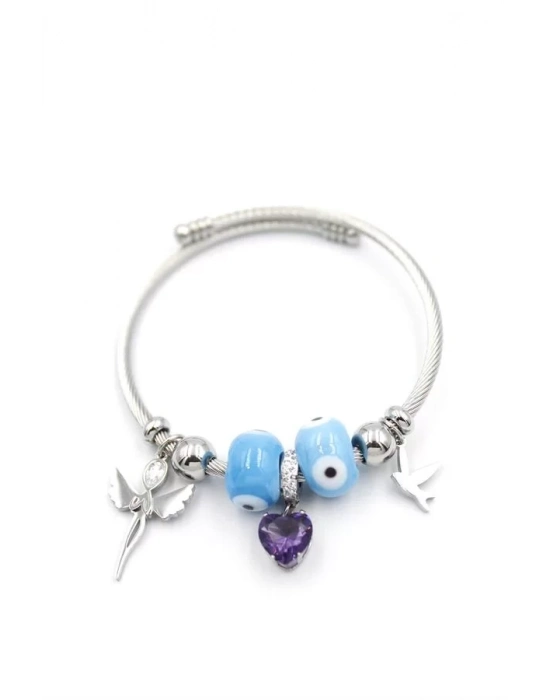 Melek Charm Bilezik - Gümüş