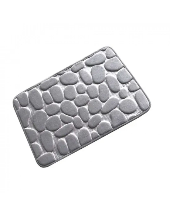 Memory Kaydırmaz Banyo Paspası Gri