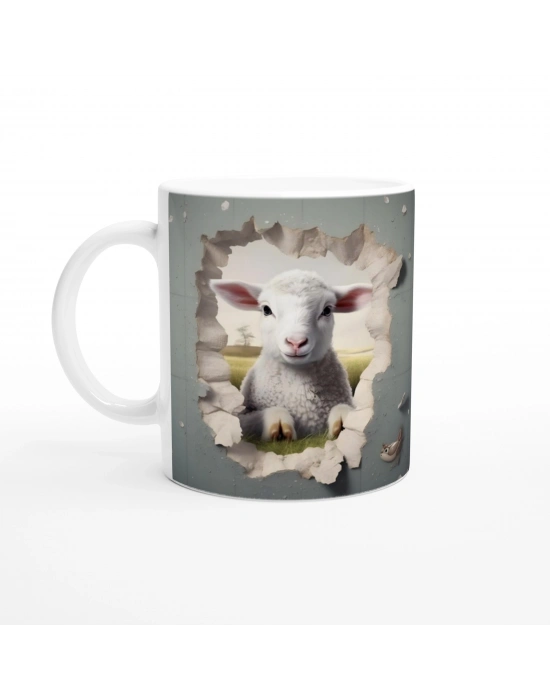 Meraklı Kuzu Kupa Bardak