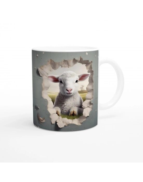 Meraklı Kuzu Kupa Bardak