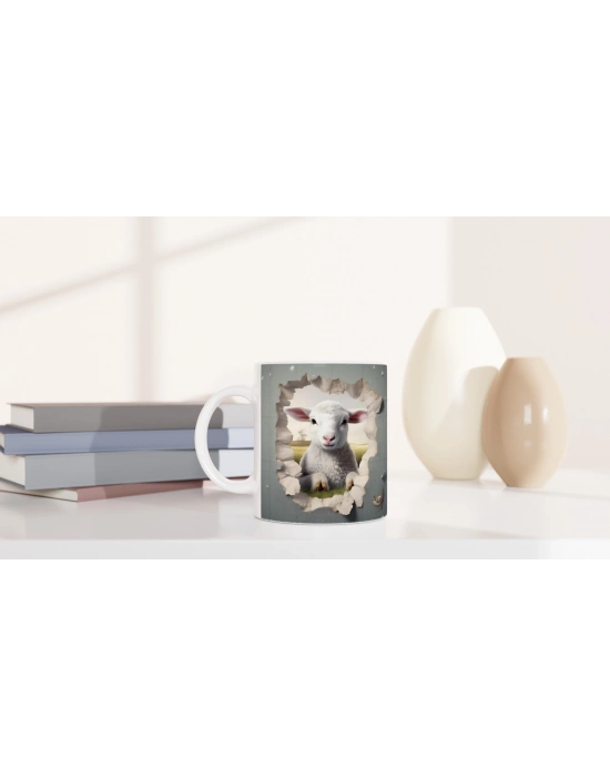 Meraklı Kuzu Kupa Bardak