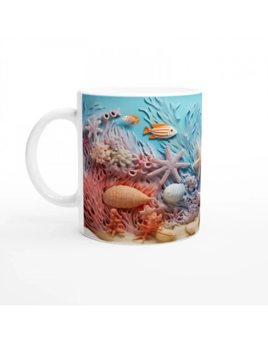 Mercan Bahçesi ve Tropik Balıklar Kupa Bardak