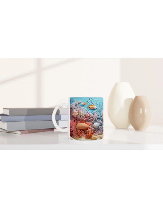 Mercan Bahçesi ve Tropik Balıklar Kupa Bardak