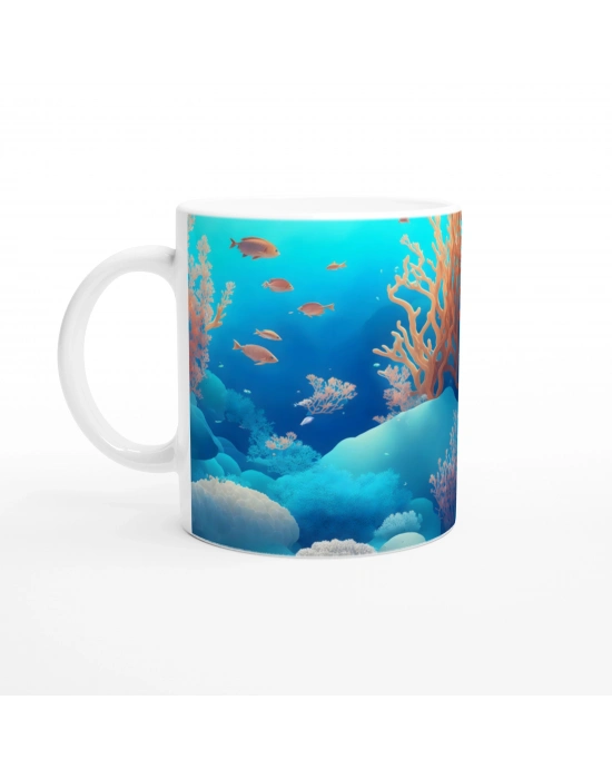 Mercan Ormanında Sessizlik Kupa Bardak