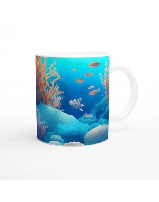 Mercan Ormanında Sessizlik Kupa Bardak