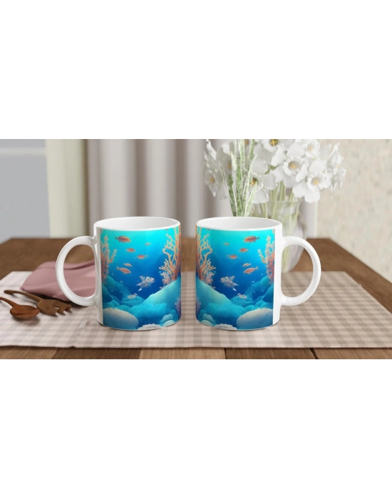 Mercan Ormanında Sessizlik Kupa Bardak