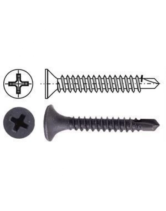 ® Meridyen 3,5x25 Matkap Uçlu Alçıpan Vidası 1000 Adet