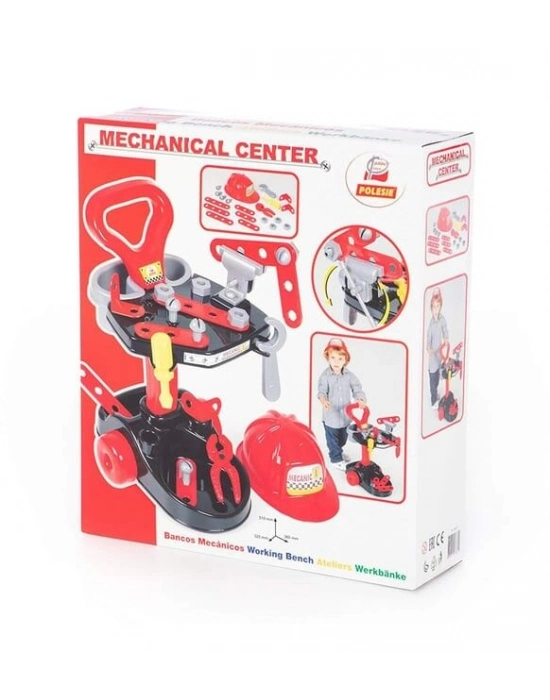 Meslek Setleri  - Mekanik-  Tekerlekli Tamir Seti  Tezgahı 51 cm - 27 parça