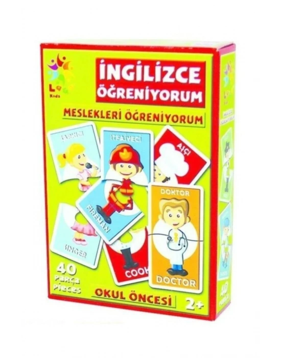 Meslekleri Öğreniyorum Eğitici Kartlar LCEGT005