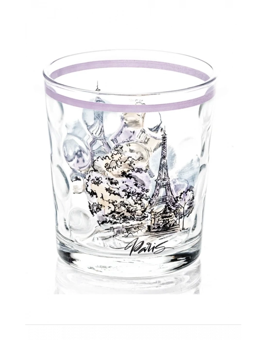 Meşrubat Bardağı Paris Desenli 1 Adet Royaleks-SGM08603