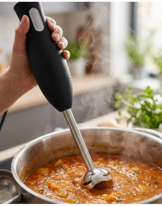 Metal Ayaklı El Blenderı Ergonomik Tasarım Güvenli Kullanım