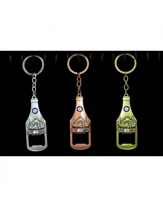 Metal Ayasofya Anahtarlık Ve Açacak Model 1