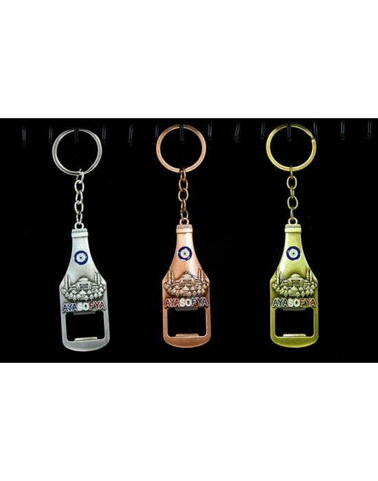 Metal Ayasofya Anahtarlık Ve Açacak Model 1