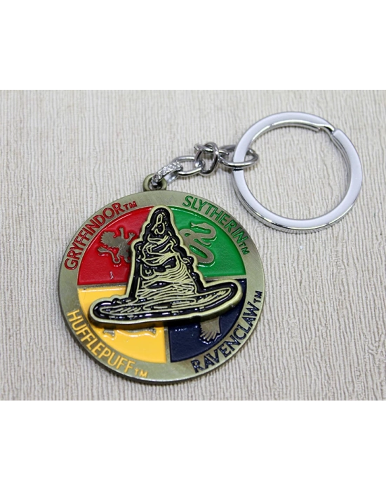 Metal Dönen Harry Potter Seçmen Şapka Anahtarlık