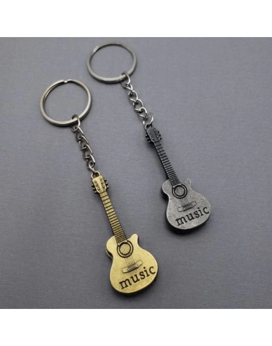 Metal Gitar Anahtarlık