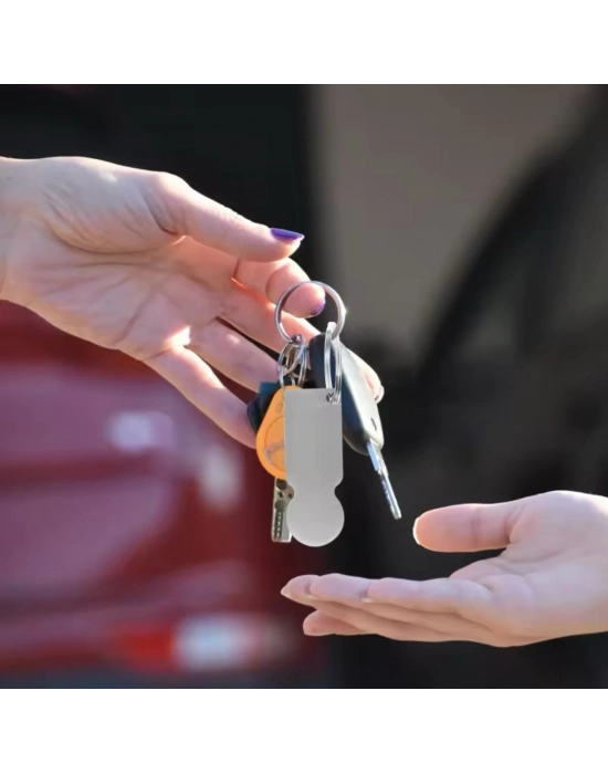 Metal Jeton Anahtarlık