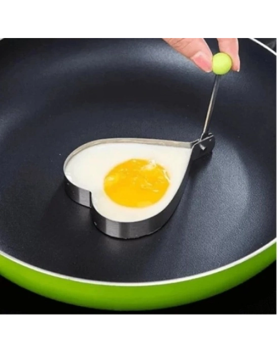 Metal Kalp Omlet Krep Kalıbı